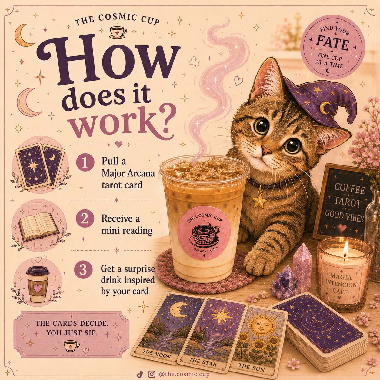 How tarot readings work at The Cosmic Cup